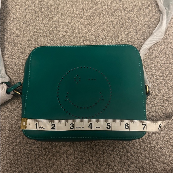 BRAND NEW ANYA HINDMARCH Crossbody Wink Tassle Bag Emerald Circus - Picture 11 of 14